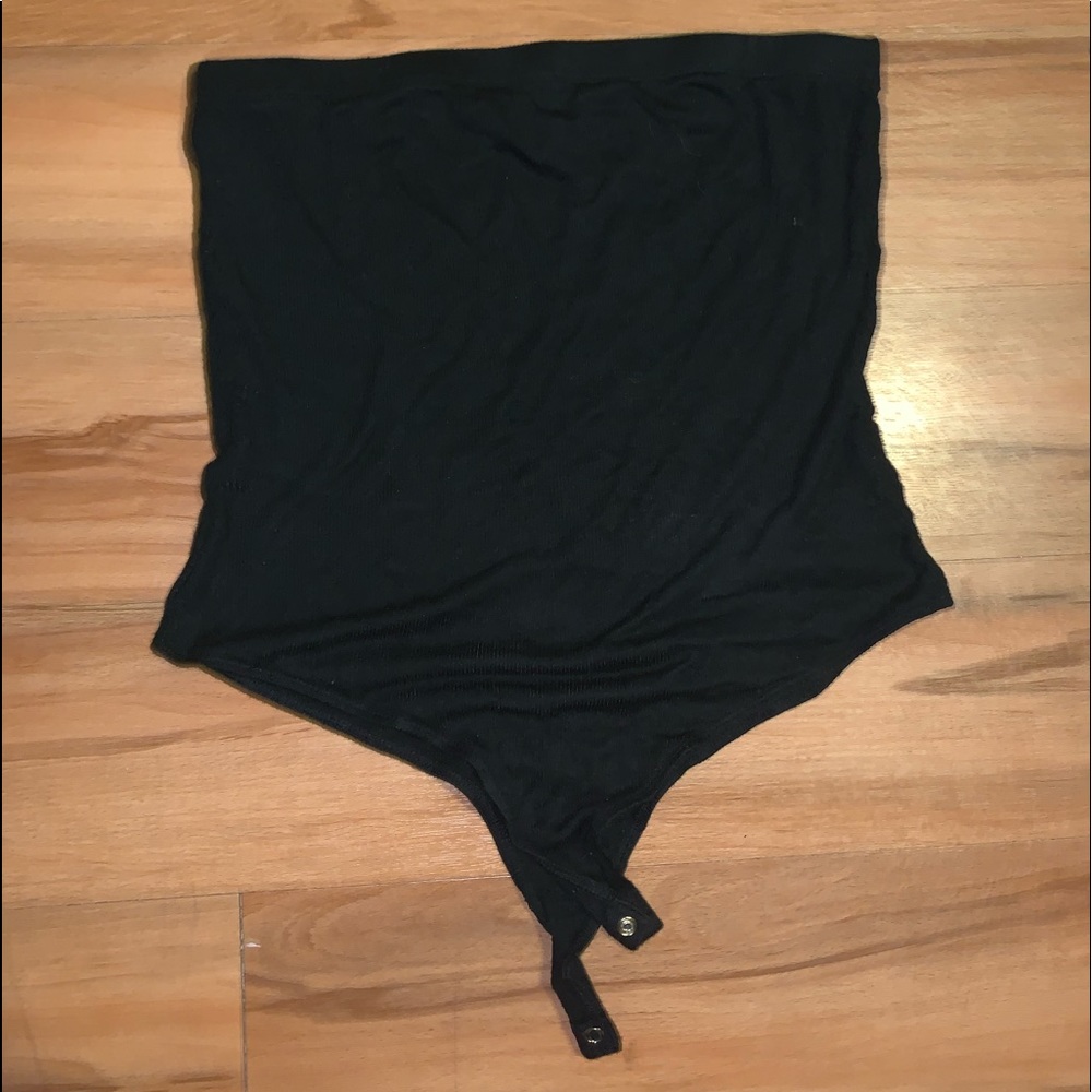 Black Tube top bodysuit
